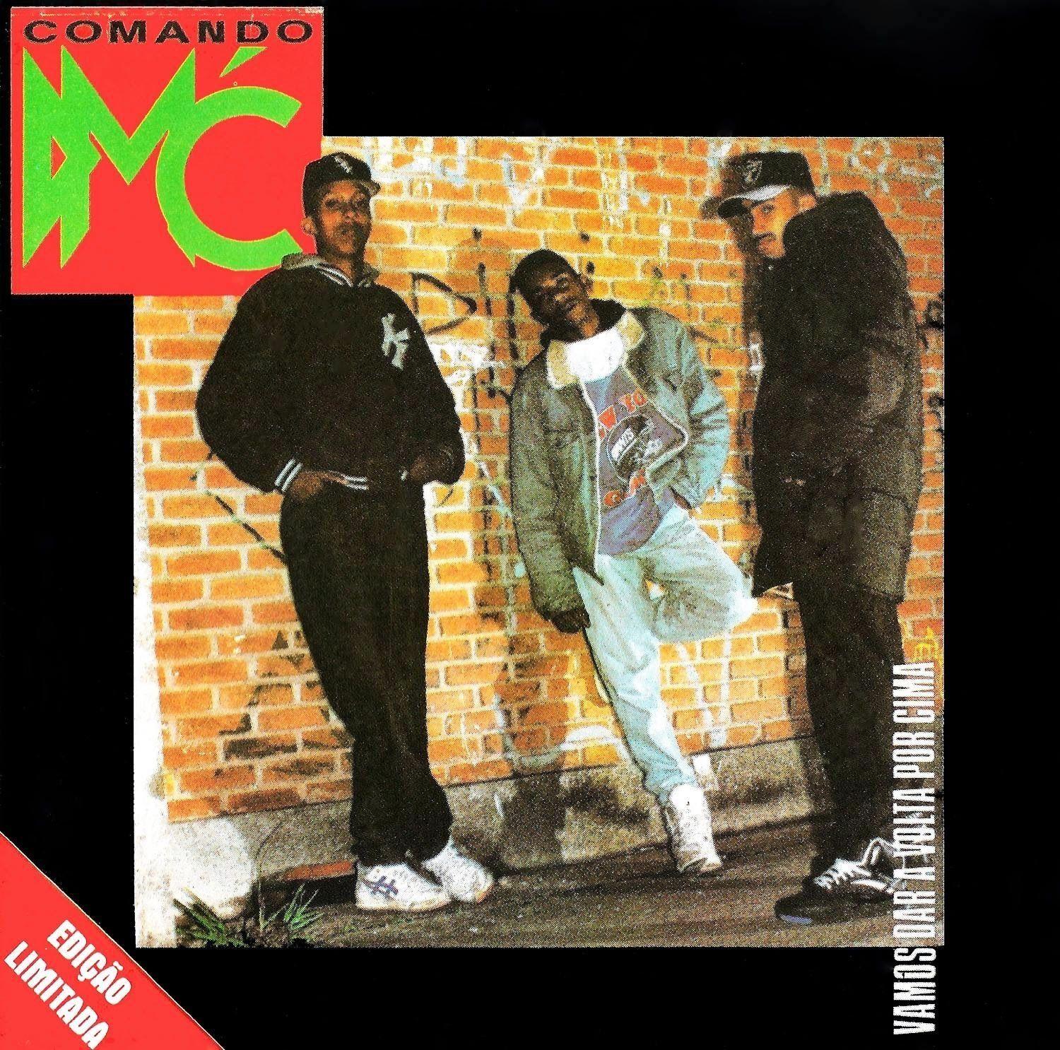Album cover of "Vamos Dar a Volta Por Cima" by Comando DMC