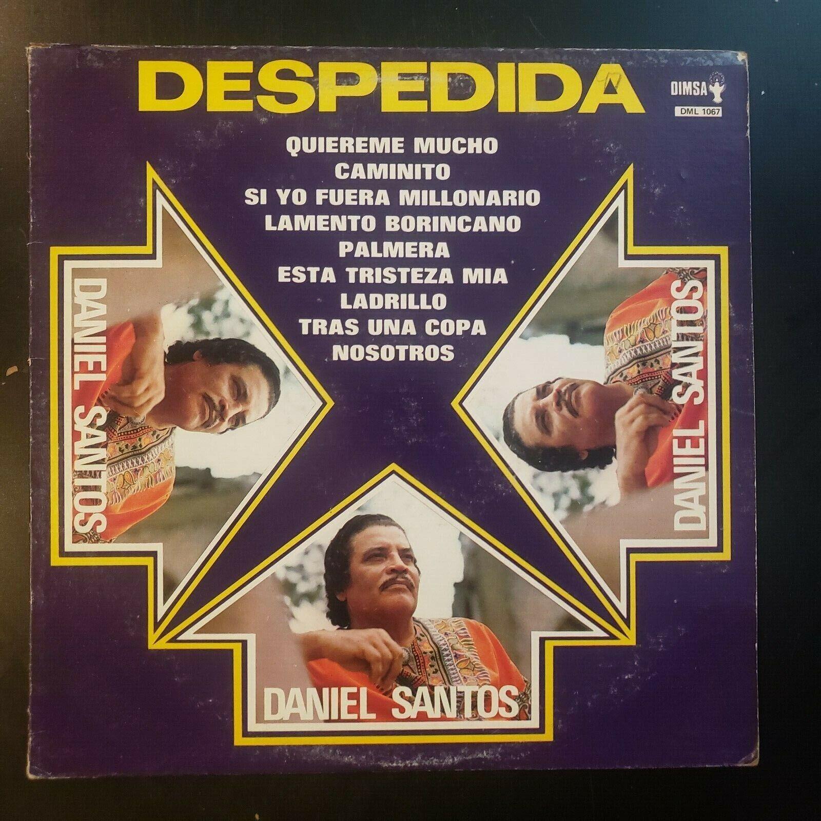 Portada del álbum "Despedida", de Daniel Santos