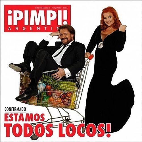 Capa do álbum "Estamos Todos Locos", de Pimpinela