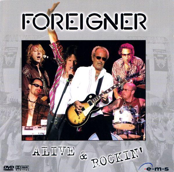Portada del álbum "Alive & Rockin'", de Foreigner