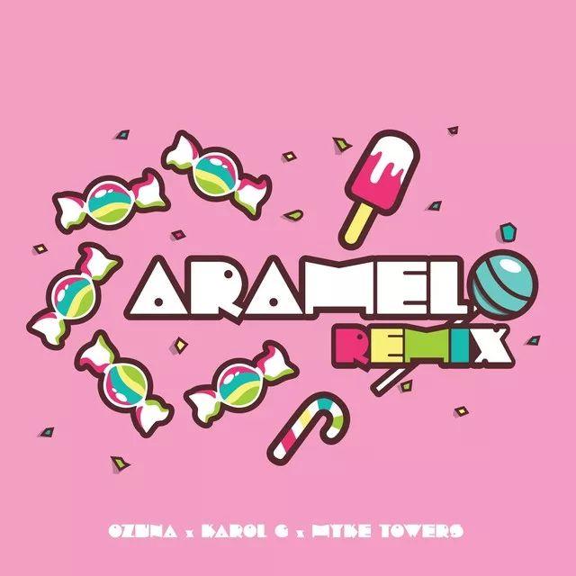 Portada del álbum "Caramelo (remix)", de KAROL G