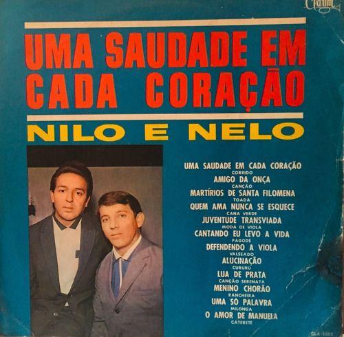 Capa do Álbum "Uma Saudade Em Cada Coração", de Nilo e Nelo