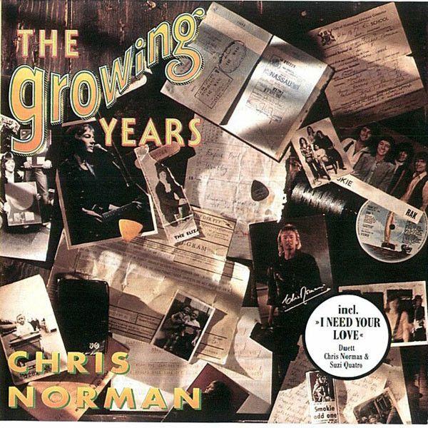 Album cover of "The Growing Years" by Chris Norman