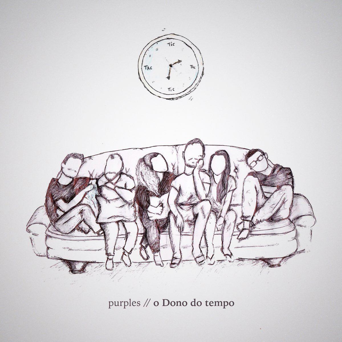 Portada del álbum "o Dono do Tempo", de Purples