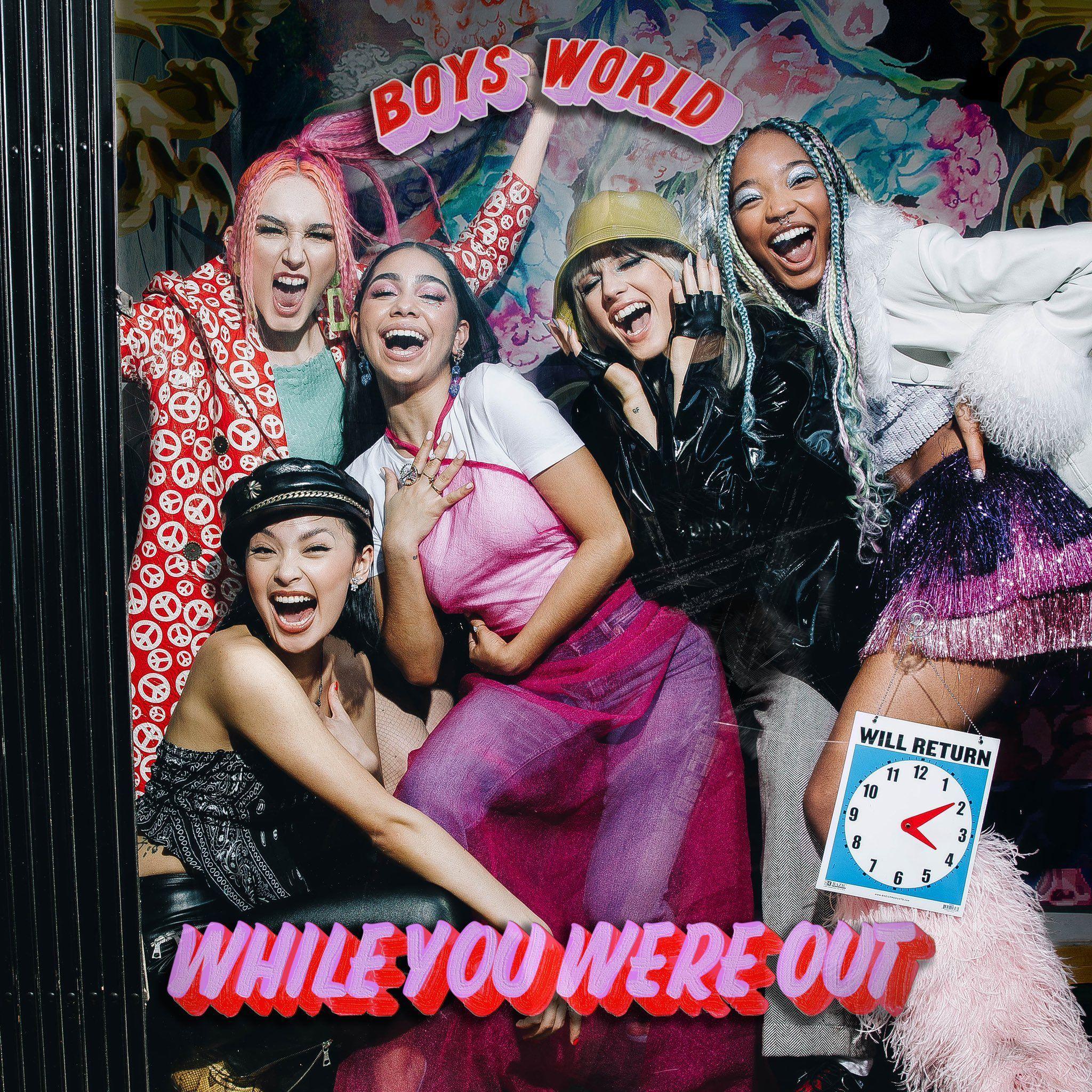Portada de Sencillo/EP "While You Were Out", de Boys World