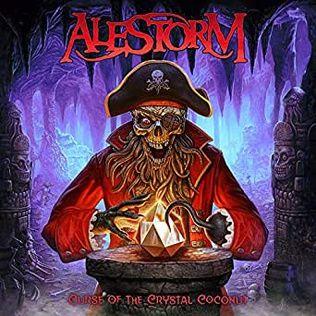 Portada de Álbum "Curse Of The Crystal Coconut", de Alestorm