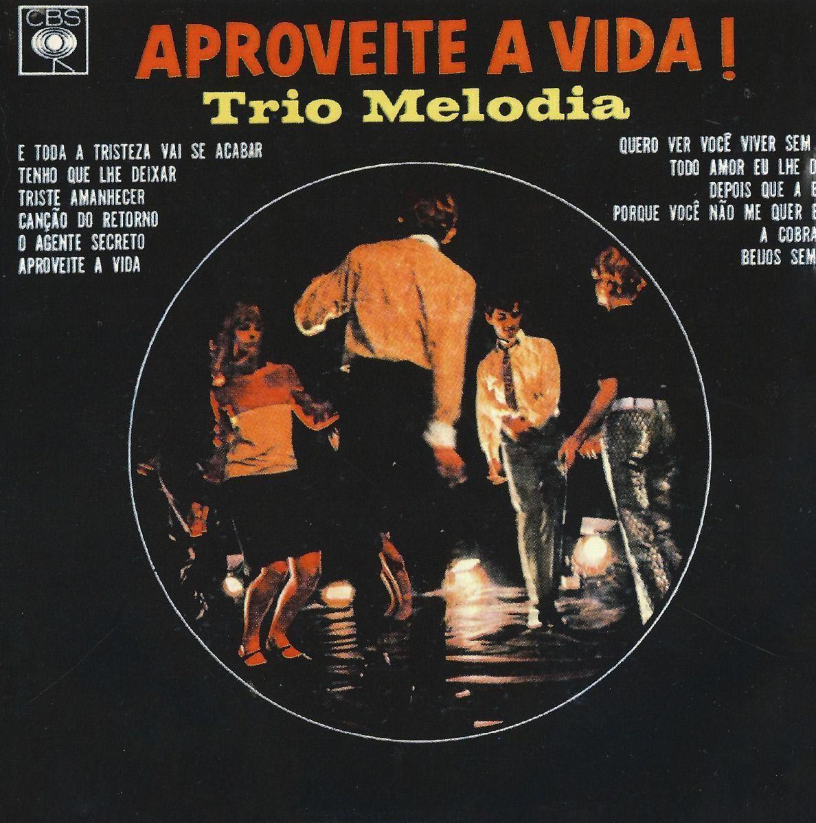 Capa do Álbum "Aproveite A Vida!", de Trio Melodia