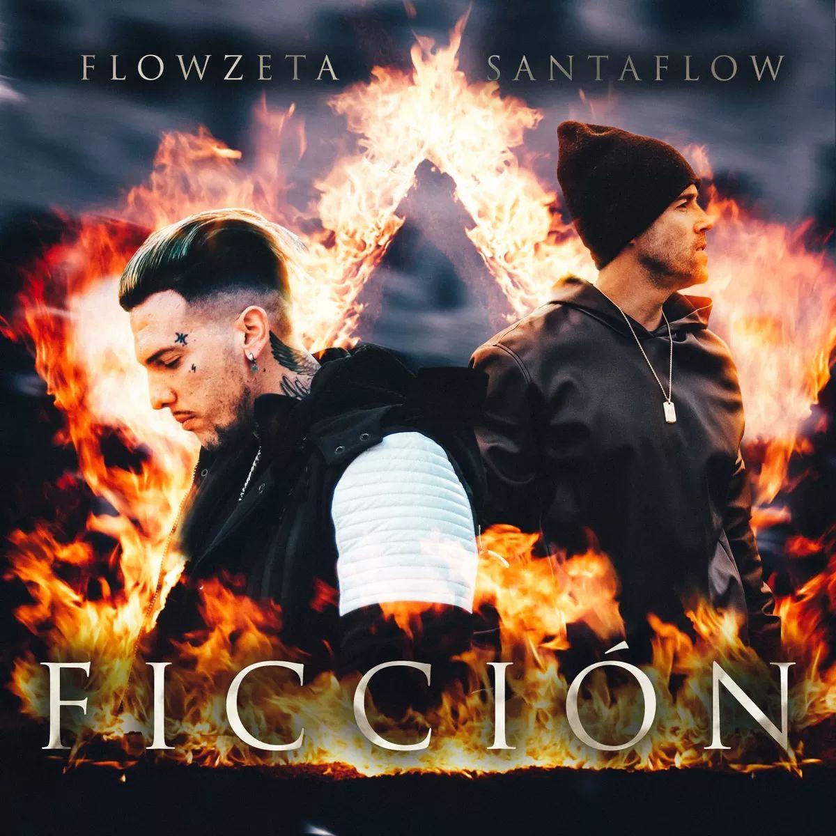 Portada del álbum "Ficción", de Santaflow