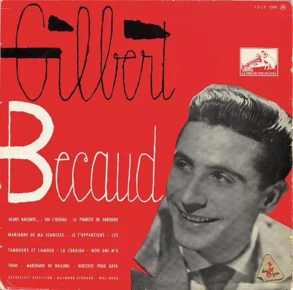 Portada del álbum "Gilbert Becaud", de Gilbert Becaud