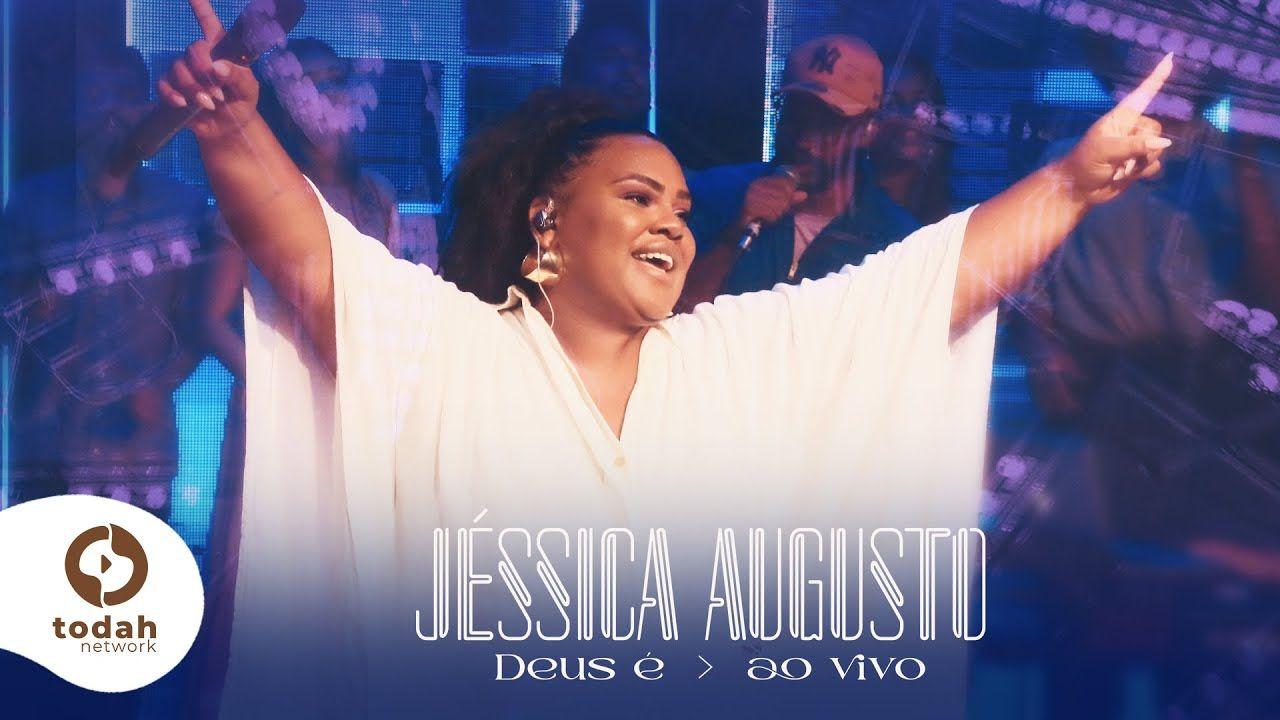 Portada de Sencillo/EP "Deus é ", de Jéssica Augusto
