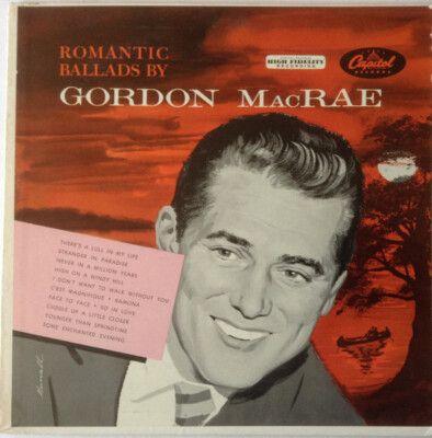 Album cover of " Romantic Ballads" by Gordon Macrae