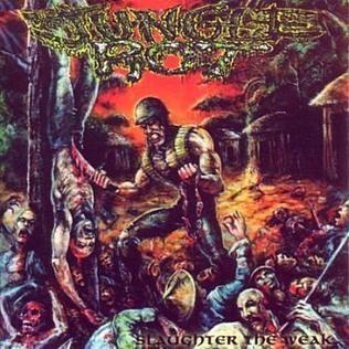 Capa do Álbum "Slaughter The Weak", de Jungle Rot
