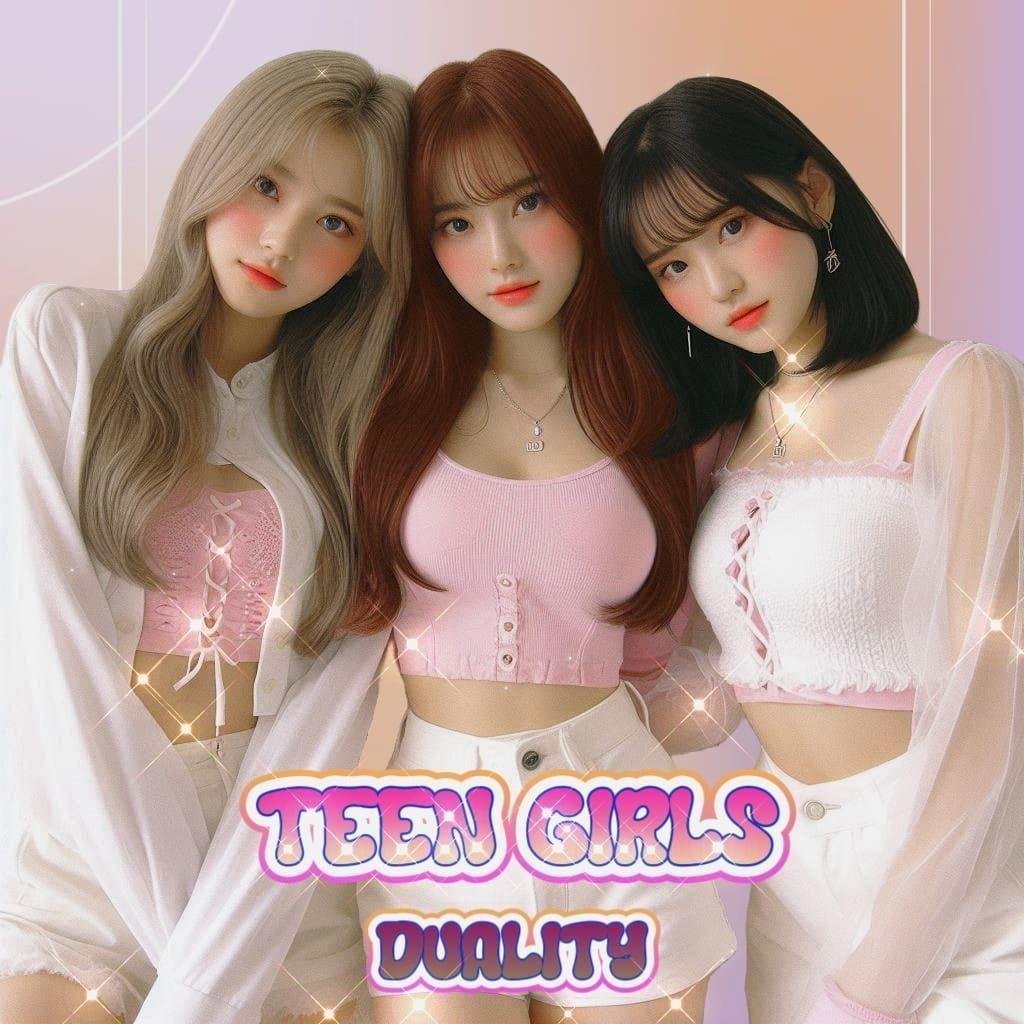 Portada de Sencillo/EP "Duality - The 1th Mini Álbum", de Teen Girls