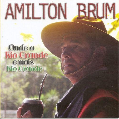 Portada de Álbum "Onde o Rio Grande É Mais Rio Grande", de Amilton Brum