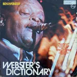Album cover of "Webster's Dictionary" by Ben Webster
