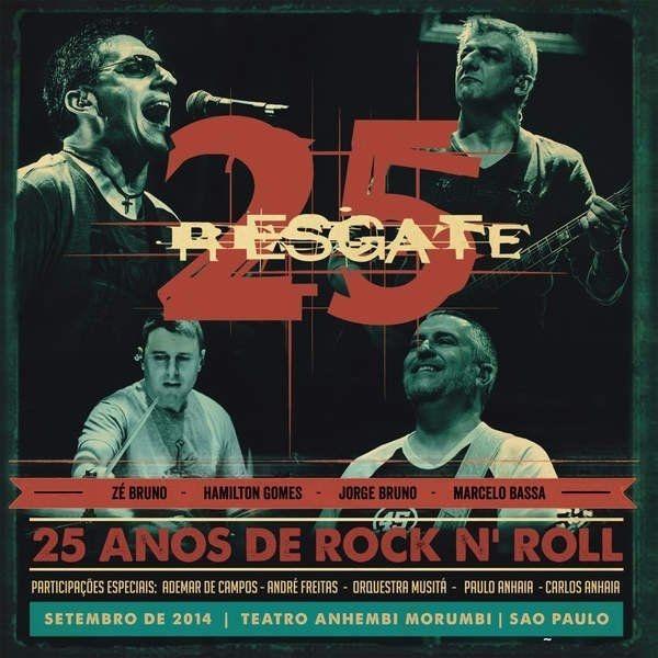 Portada de Álbum "Resgate 25 Anos (Ao Vivo)", de Resgate