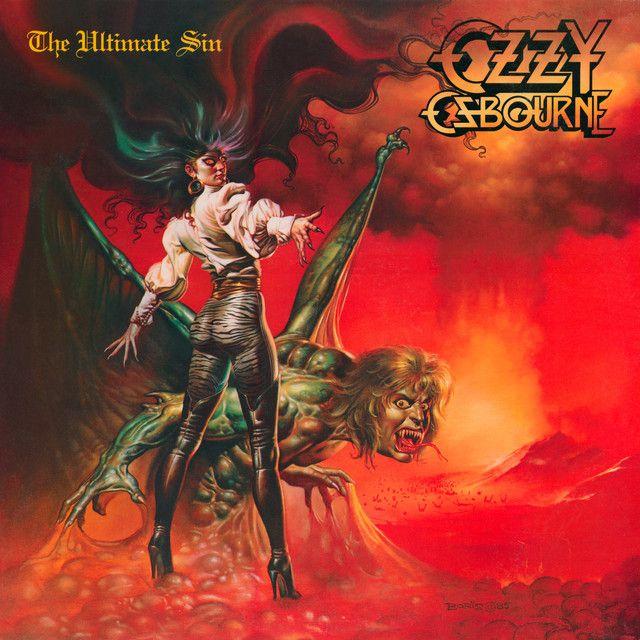 Portada del álbum "The Ultimate Sin", de Ozzy Osbourne