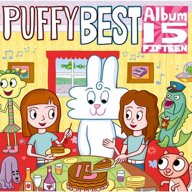 Capa do álbum "15", de Puffy AmiYumi