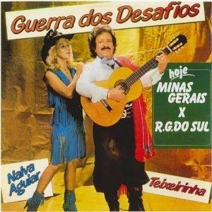 Portada de Álbum "Guerra Dos Desafios", de Teixeirinha