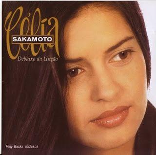 Portada de Álbum "Debaixo da Unção", de Célia Sakamoto