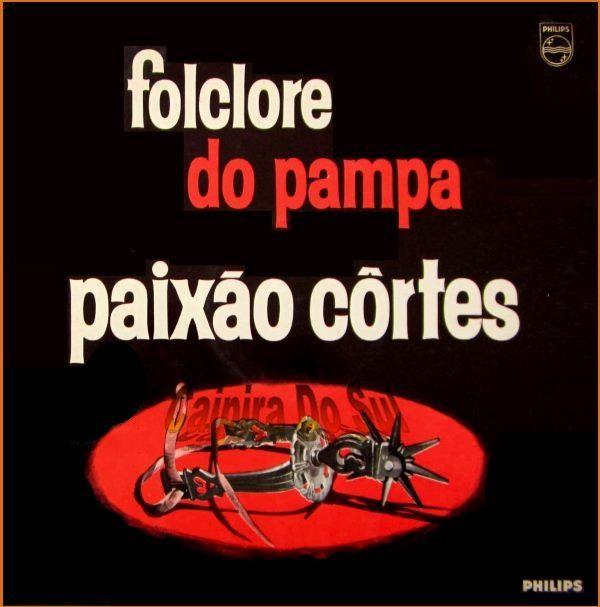 Portada de Álbum "Folclore do Pampa", de Paixão Côrtes