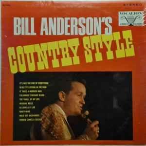 Portada de Álbum "Bill Anderson's Country Style", de Bill Anderson