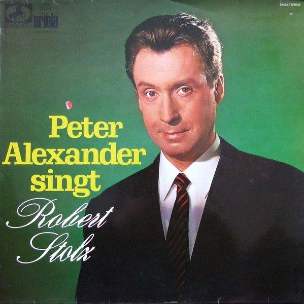 Portada del álbum "Singt Robert Stolz", de Peter Alexander