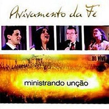 Portada de Álbum "Ministrando Unção", de Ministério de Louvor Avivamento da Fé