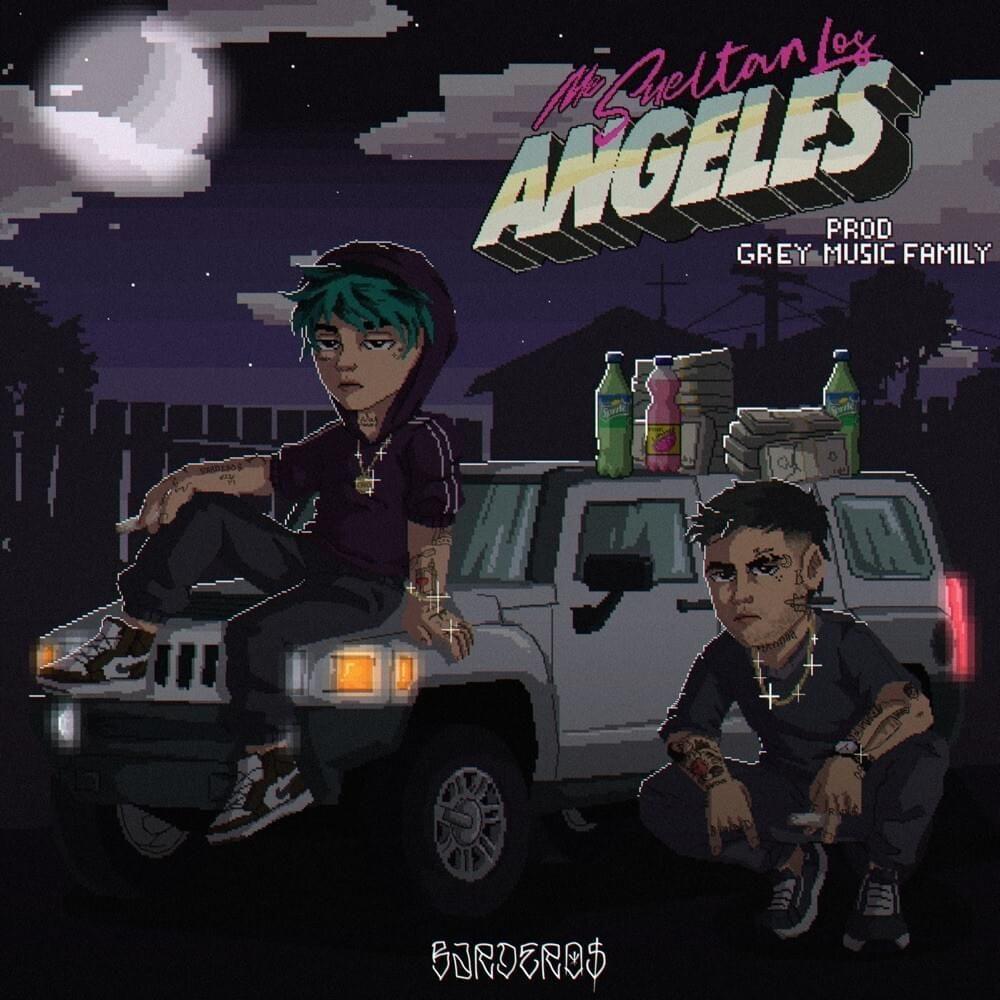 Portada de Álbum "Me Sueltan Los Ángeles", de Bardero$