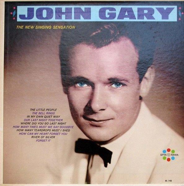 Portada de Álbum " The New Singing Sensation", de John Gary