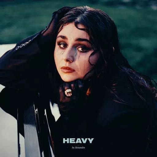 Portada de Sencillo/EP "Heavy", de Alessandra