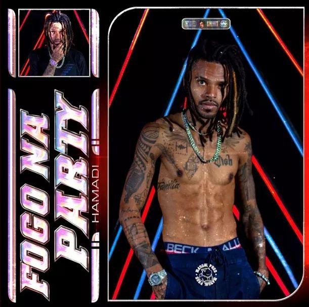 Portada de Sencillo/EP "Fogo na Party", de Hamadi