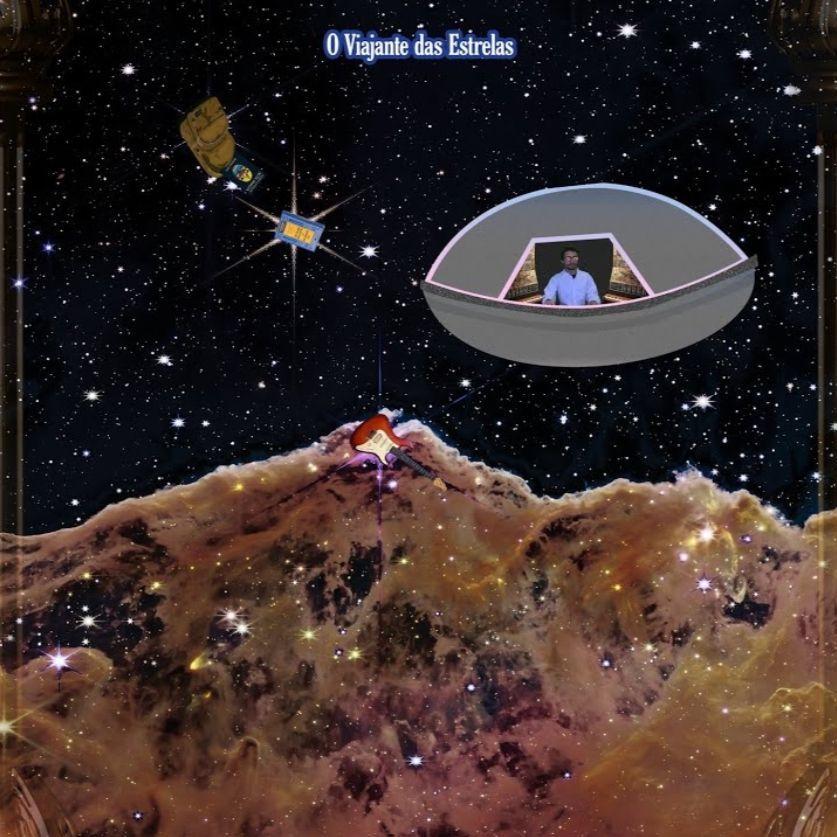 Portada de Sencillo/EP "O Viajante das Estrelas", de Tom Neto