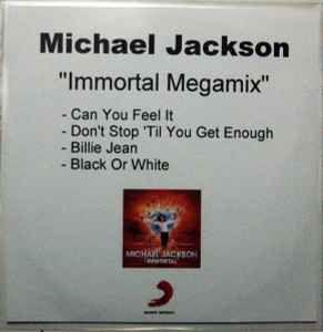 Capa do álbum "Immortal Megamix", de Michael Jackson