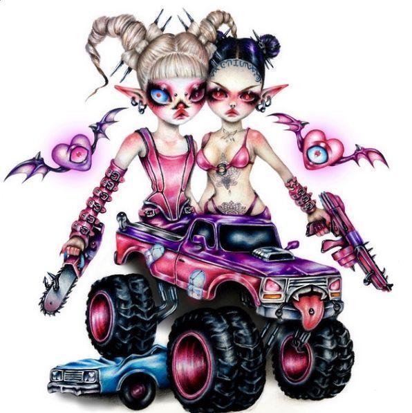 Single/EP cover of "Monster Truck (feat. Zheani)" by Jazmin Bean