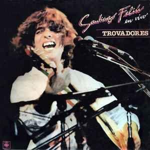 Portada de Álbum "Trovadores En Vivo", de Santiago Feliu