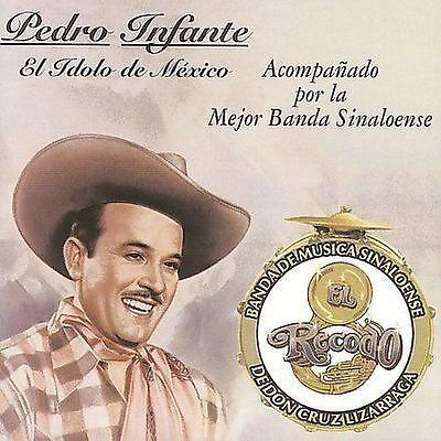 Capa do Álbum "Acompañado Por La Mejor Banda Sinaloense", de Pedro Infante