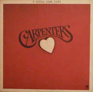 Capa do álbum "A Song For You", de Carpenters