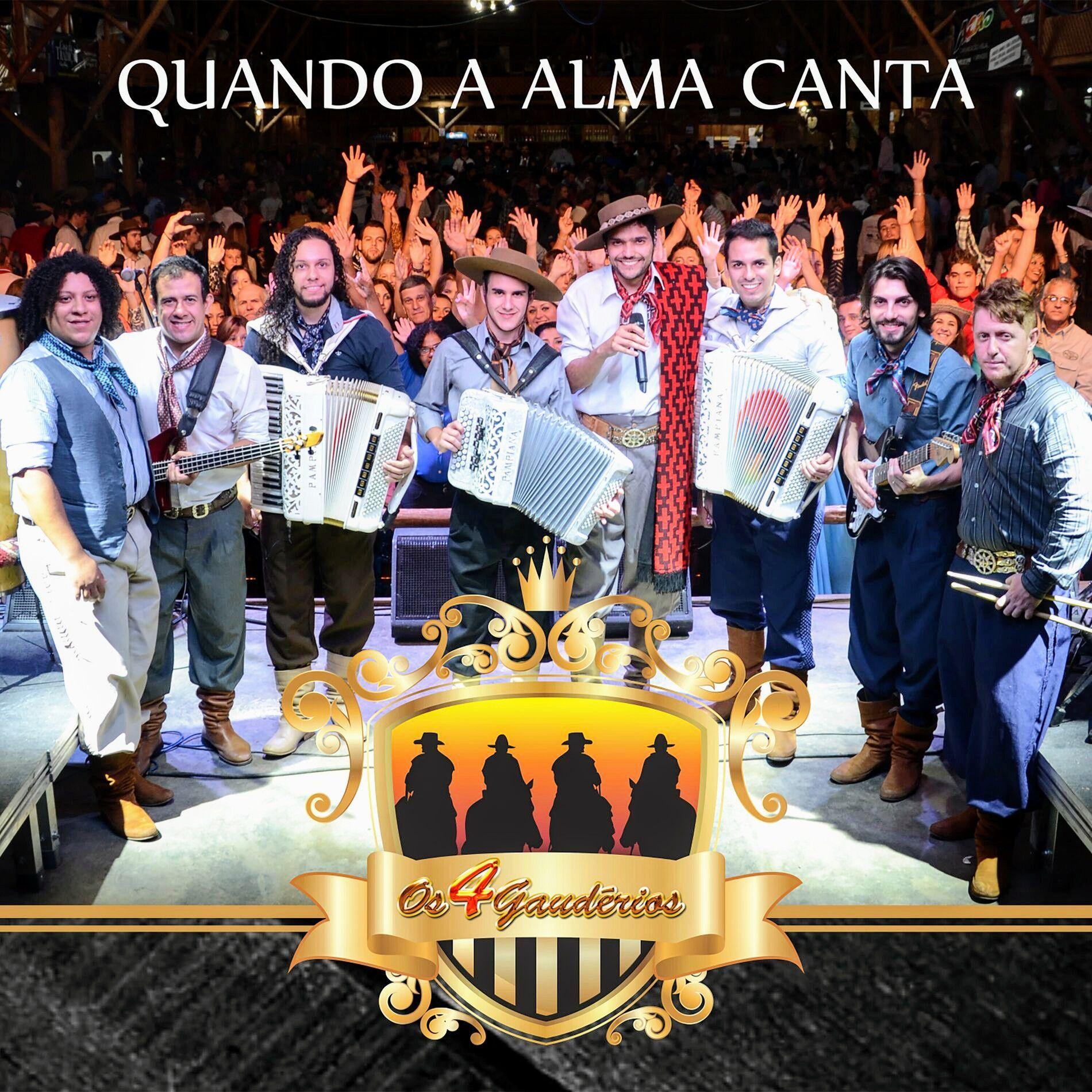 Portada de Álbum "Quando a Alma Canta", de Os 4 Gaudérios