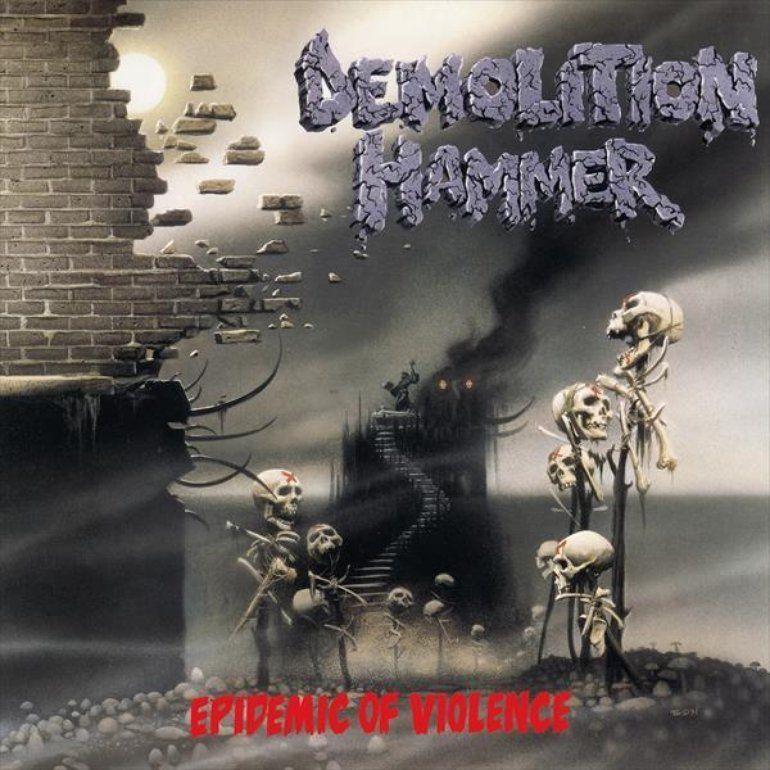 Capa do Álbum "Epidemic Of Violence", de Demolition Hammer