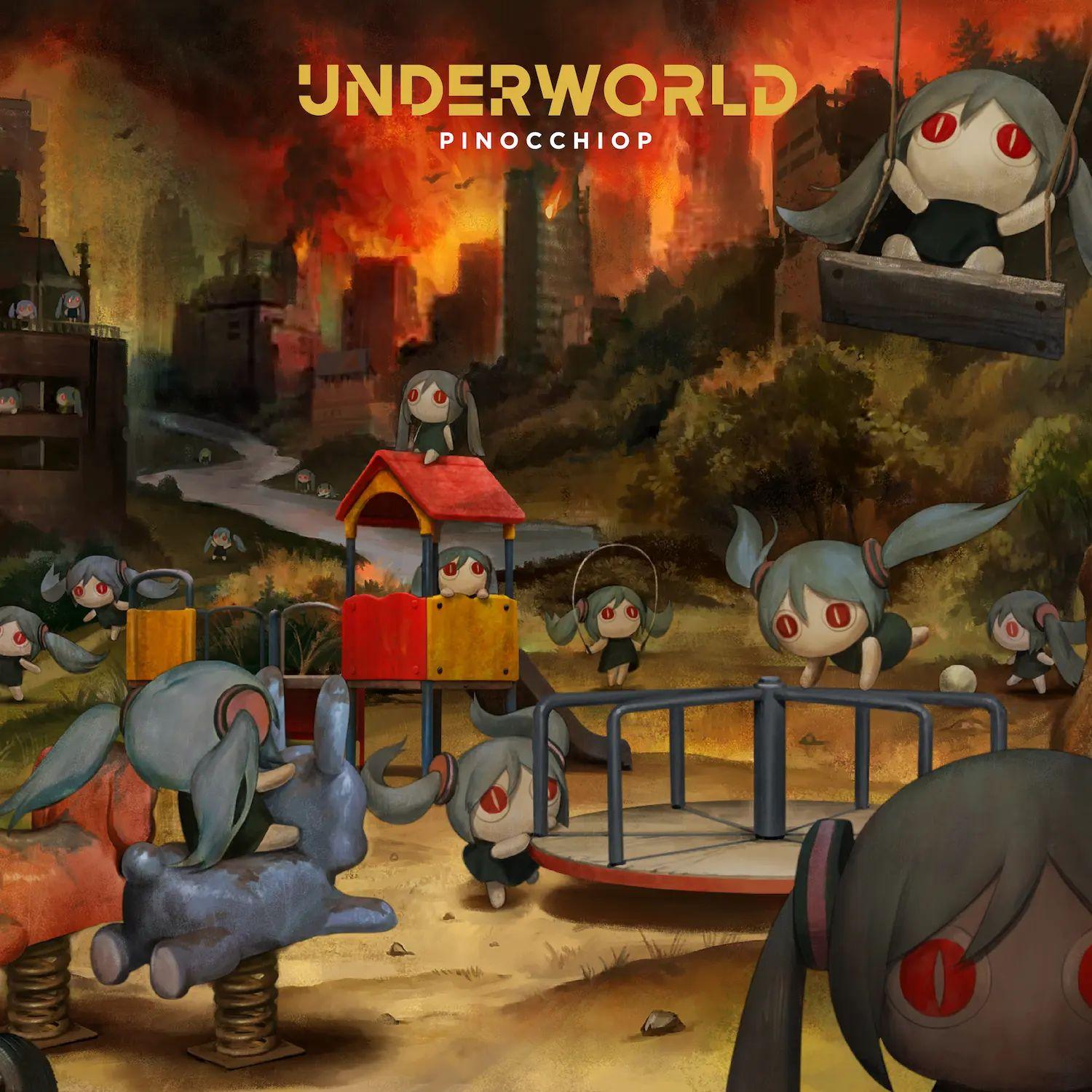 Capa do álbum "UNDERWORLD", de PinocchioP