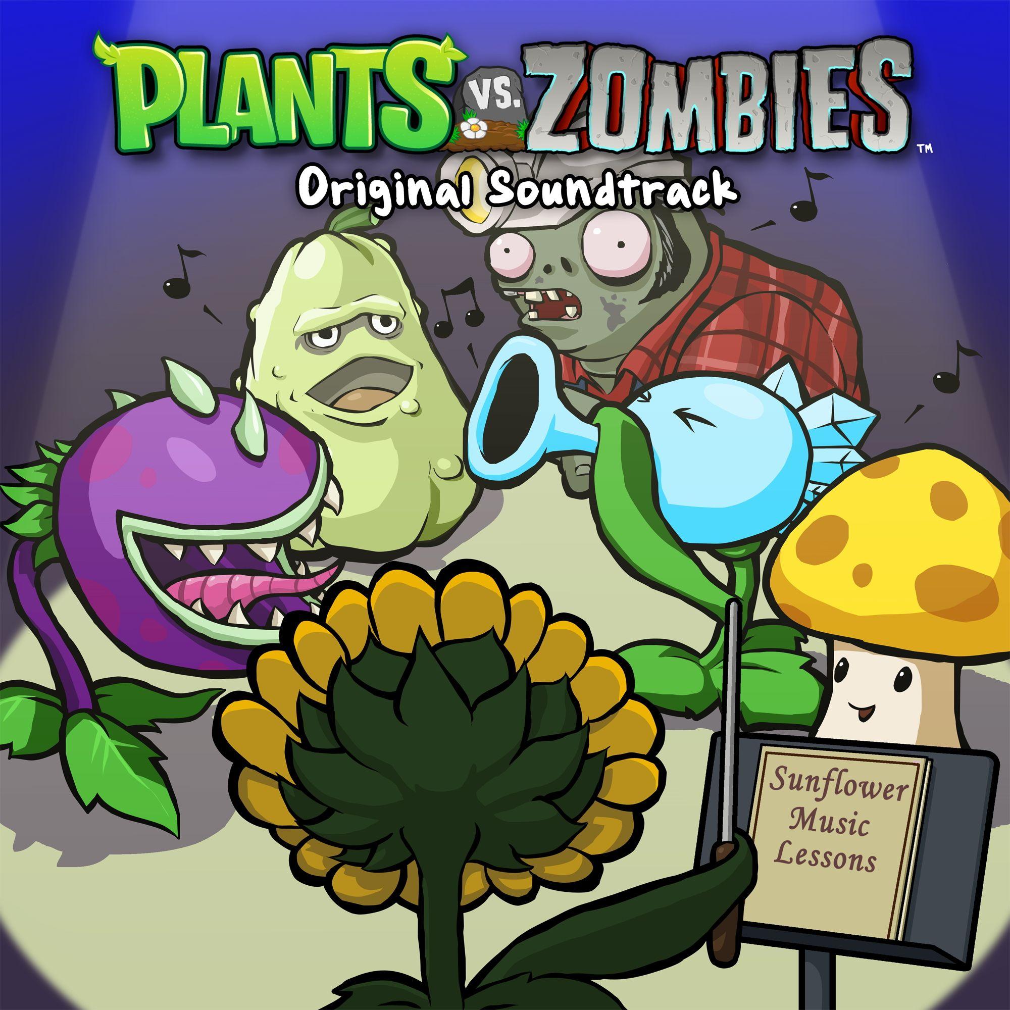 Portada de Álbum "Plants Vs. Zombies (Original Video Game Soundtrack)", de Plants vs. Zombies