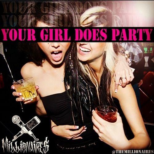 Capa do Álbum "Your Girl Does Party", de Millionaires