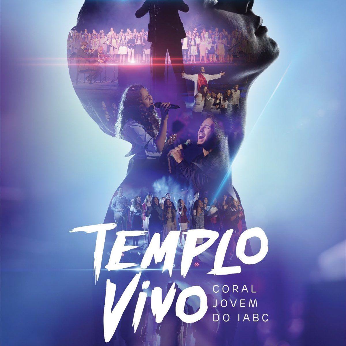 Portada de Álbum "Templo Vivo ", de Coral Jovem do IABC