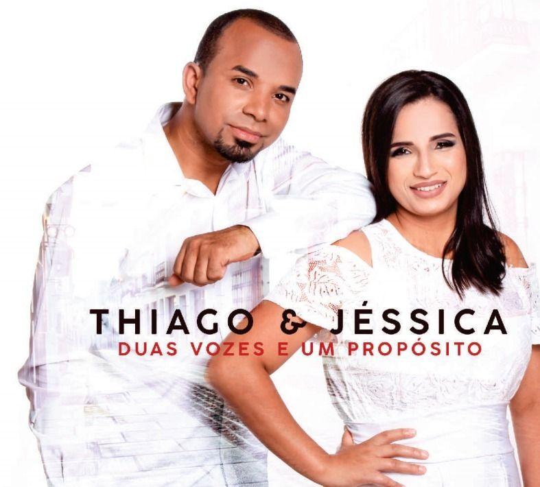 Capa do Álbum "Duas Vozes e Um Propósito", de Thiago e Jéssica