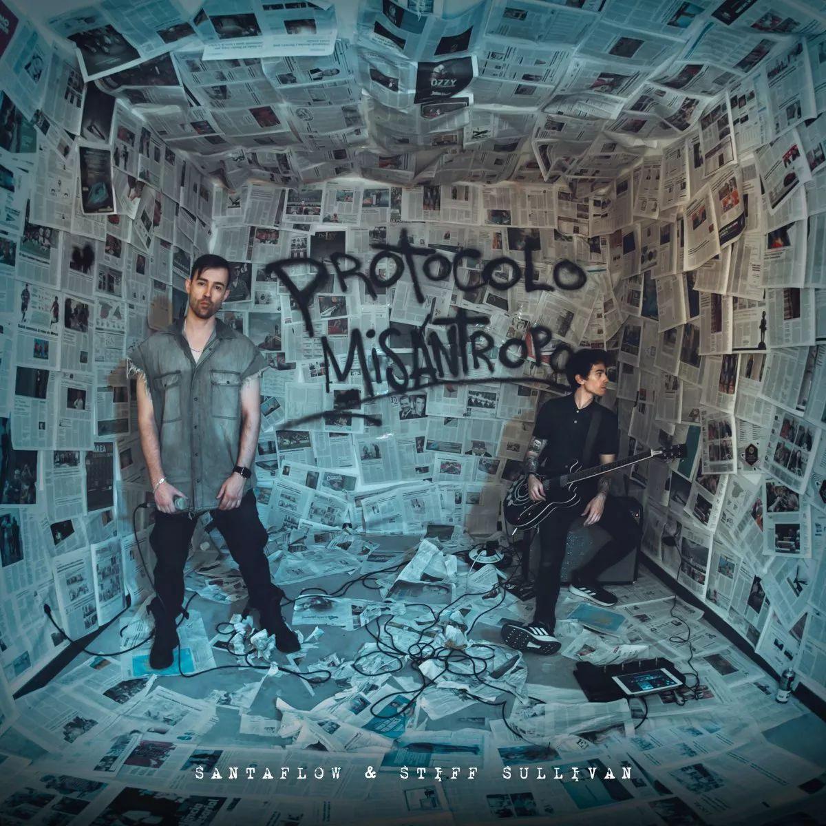 Portada del álbum "Protocolo Misántropo", de Santaflow