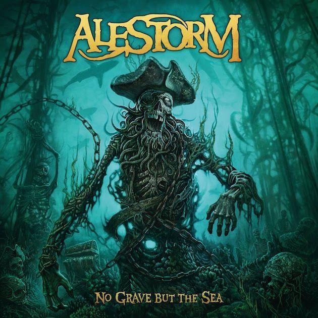 Portada de Álbum "No Grave But The Sea", de Alestorm