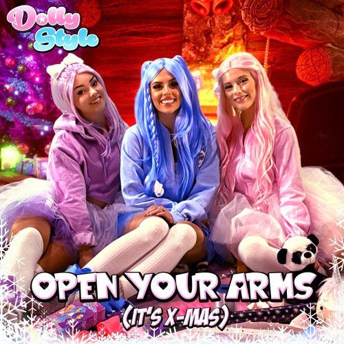 Capa do álbum "Open Your Arms (It's X-mas)", de Dolly Style