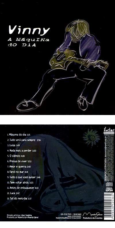 Capa do Álbum "A Máquina do Dia", de Vinny