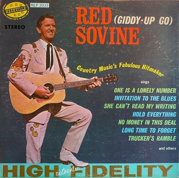 Capa do Álbum "Country Music's Fabulous Hitmaker / The Sensational Red Sovine", de Red Sovine